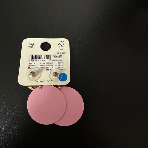 Lovisa- Pink earrings - Picture 2 of 2